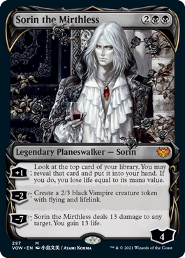 🔥 Sorin the Mirthless Innistrad- Crimsom Vow Fang Frame